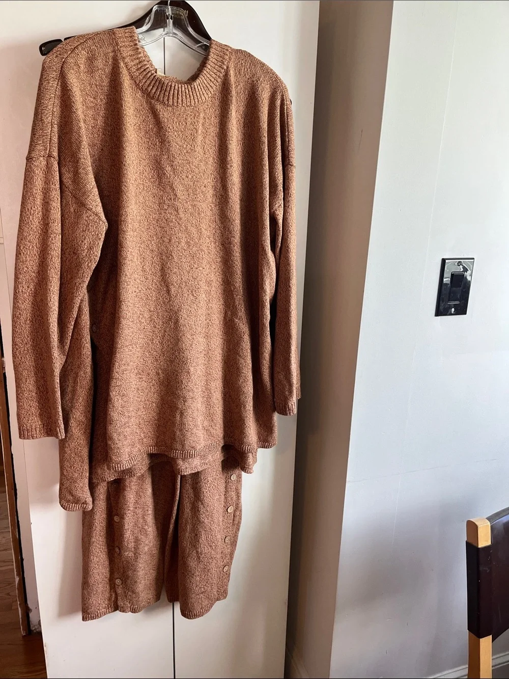 Free People Button Up Sweater Set Size Medium